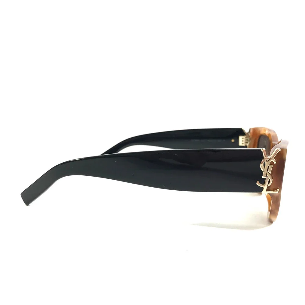 Saint Laurent Sunglasses SL M94 007 Tortoise Black Cat Eye Frames w/ Gray Lenses